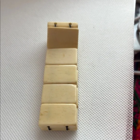 Vintage Mahjong Tiles bracelet - Picture 4 of 5